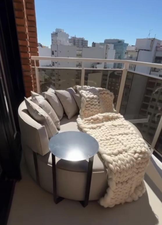Sillón para exterior en cuerina