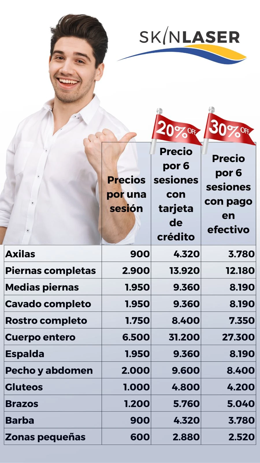 Promoción exclusiva en servicios SkinLaser
