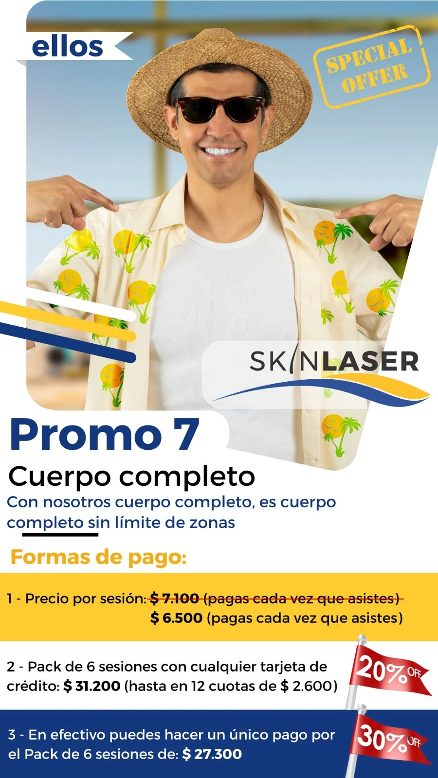 Promoción exclusiva en servicios SkinLaser
