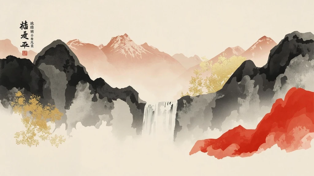 Fondo sumi-e