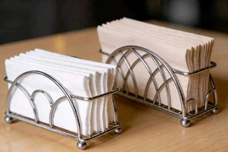 servilletas de puro papel tissue blancas y natural provistas por Mesa Lista