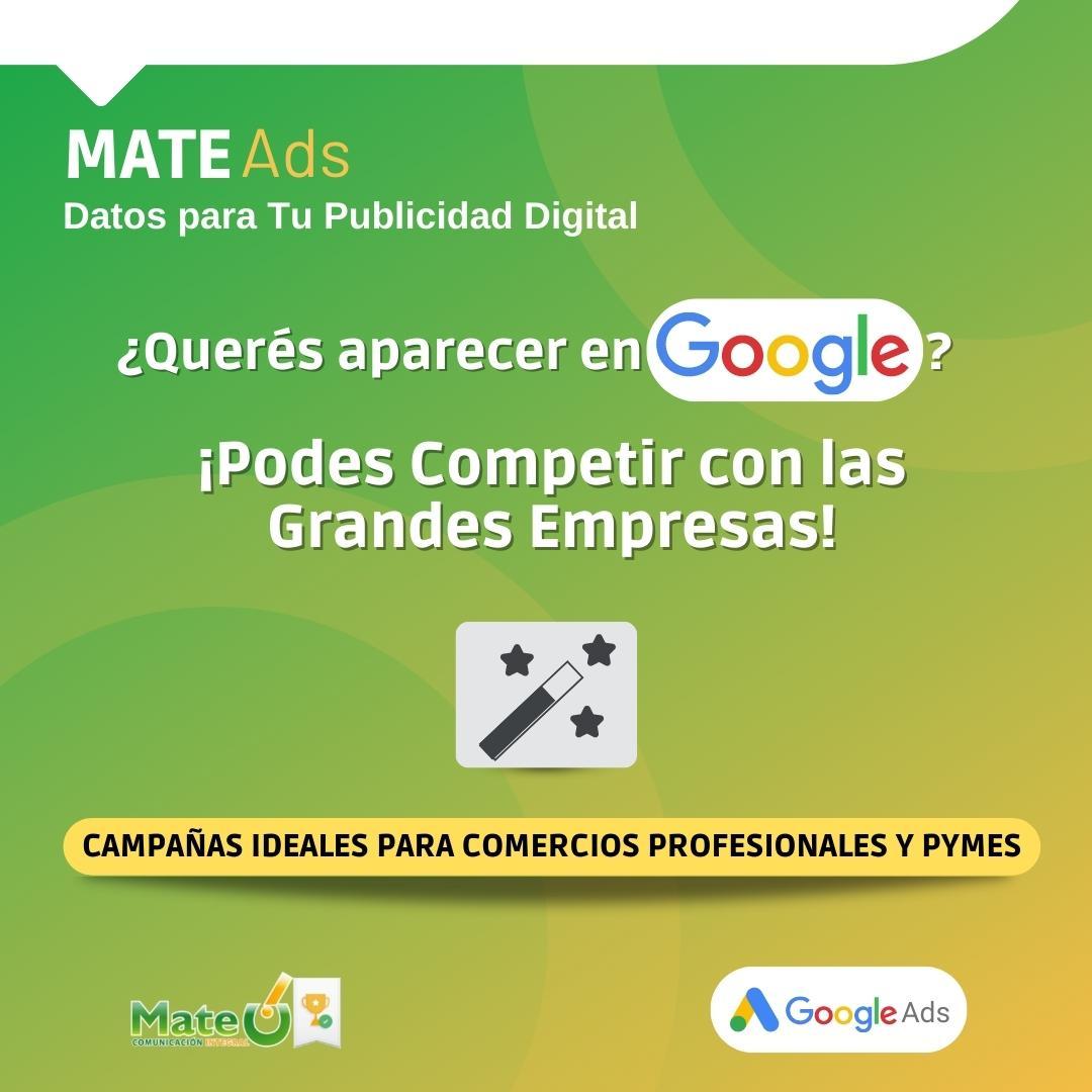 SI ¡Podes Competir con las Grandes Empresas en google!