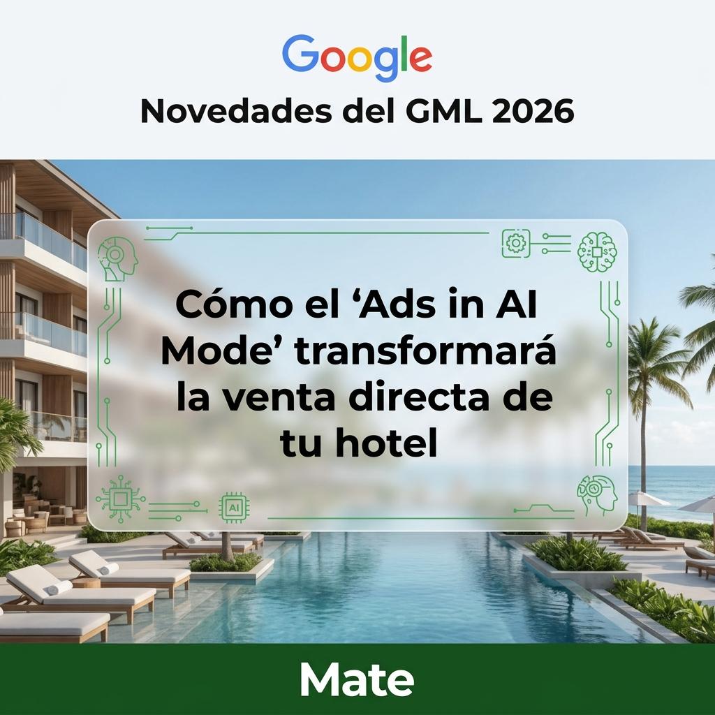 Revolución GML 2026: Cómo el "Ads in AI Mode" transformará la venta directa de tu hotel