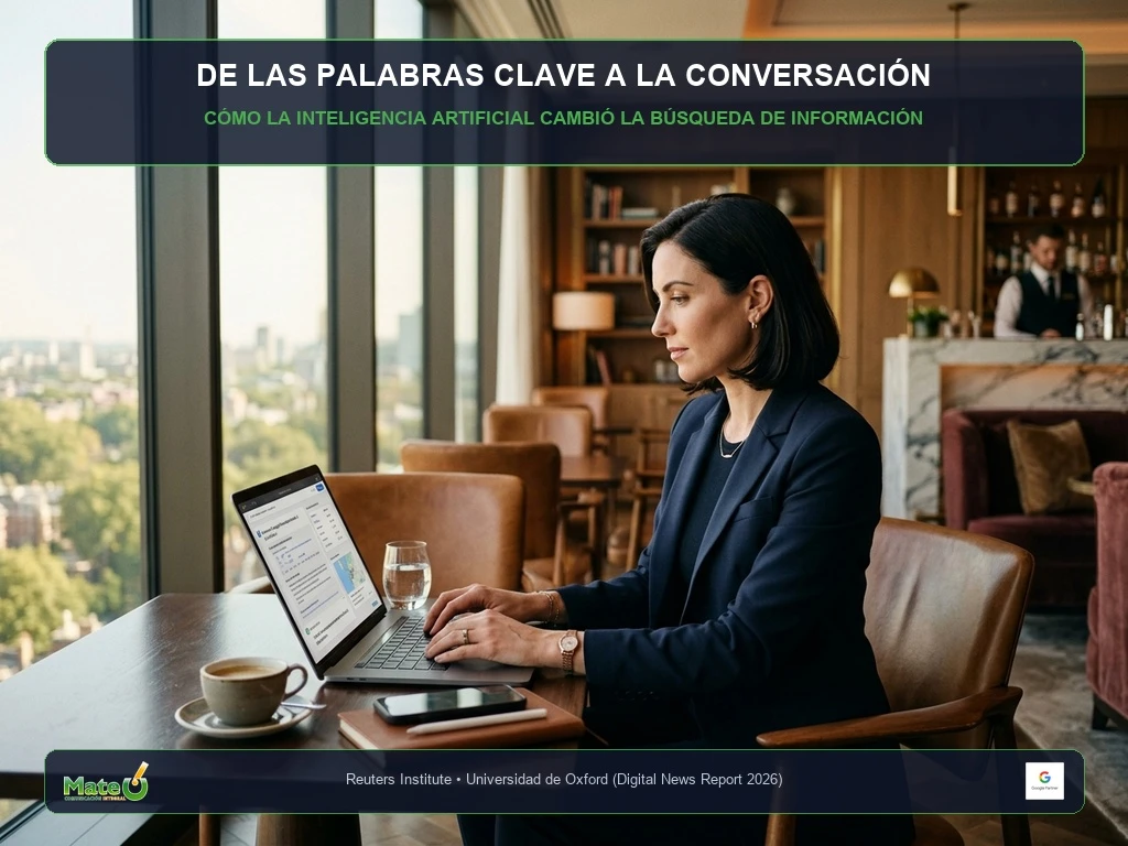 De Keywords a IA: Búsqueda Conversacional 2026 | Mate