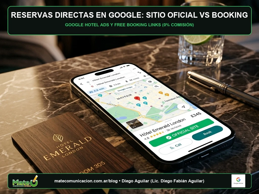 Google Hotel Ads: Tarifas Directas vs Booking