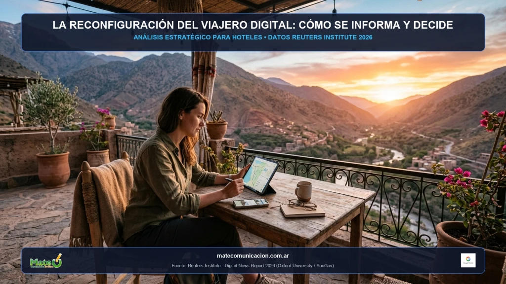 (*): Cómo se Informa el Viajero Digital 2026 | Mate Comunicación