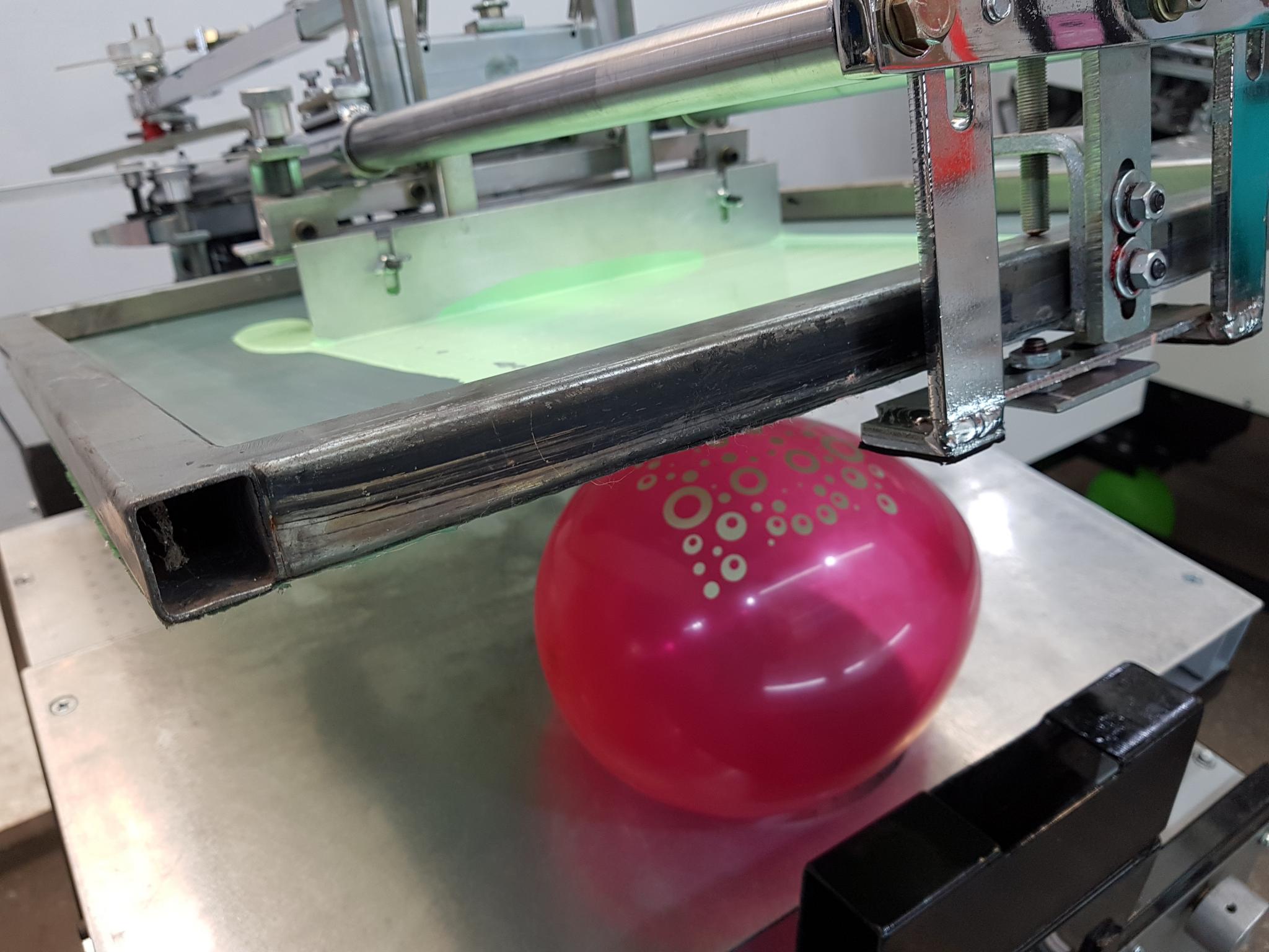 maquina de serigrafia para impresion de globos