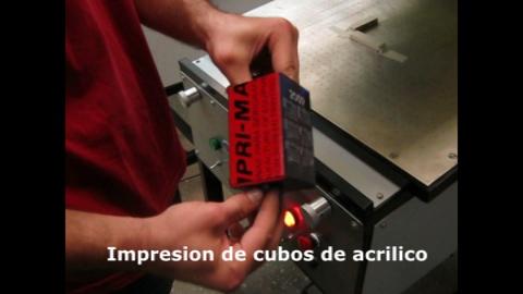 maquina de serigrafia para caja acrilicos