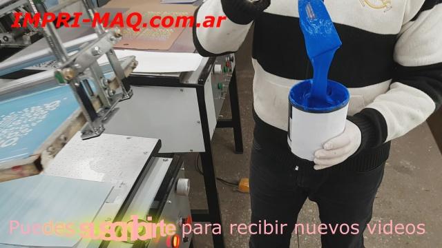 maquina de serigrafia para plastisol impri-maq