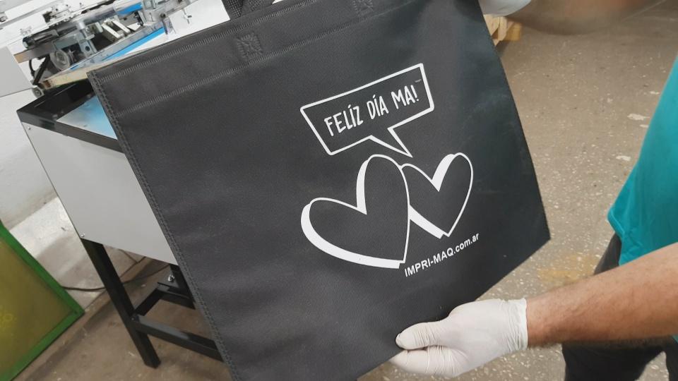 dia de la madre impresora de bolsa ecologica