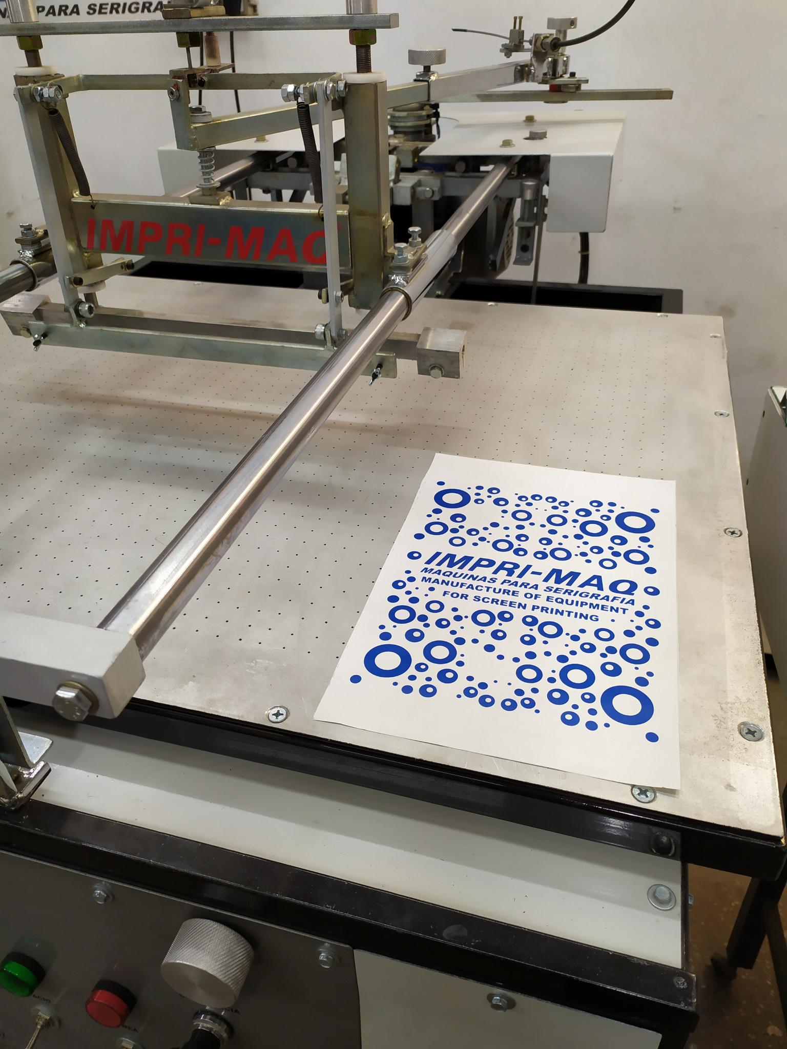 maquina de serigrafia para plastisol