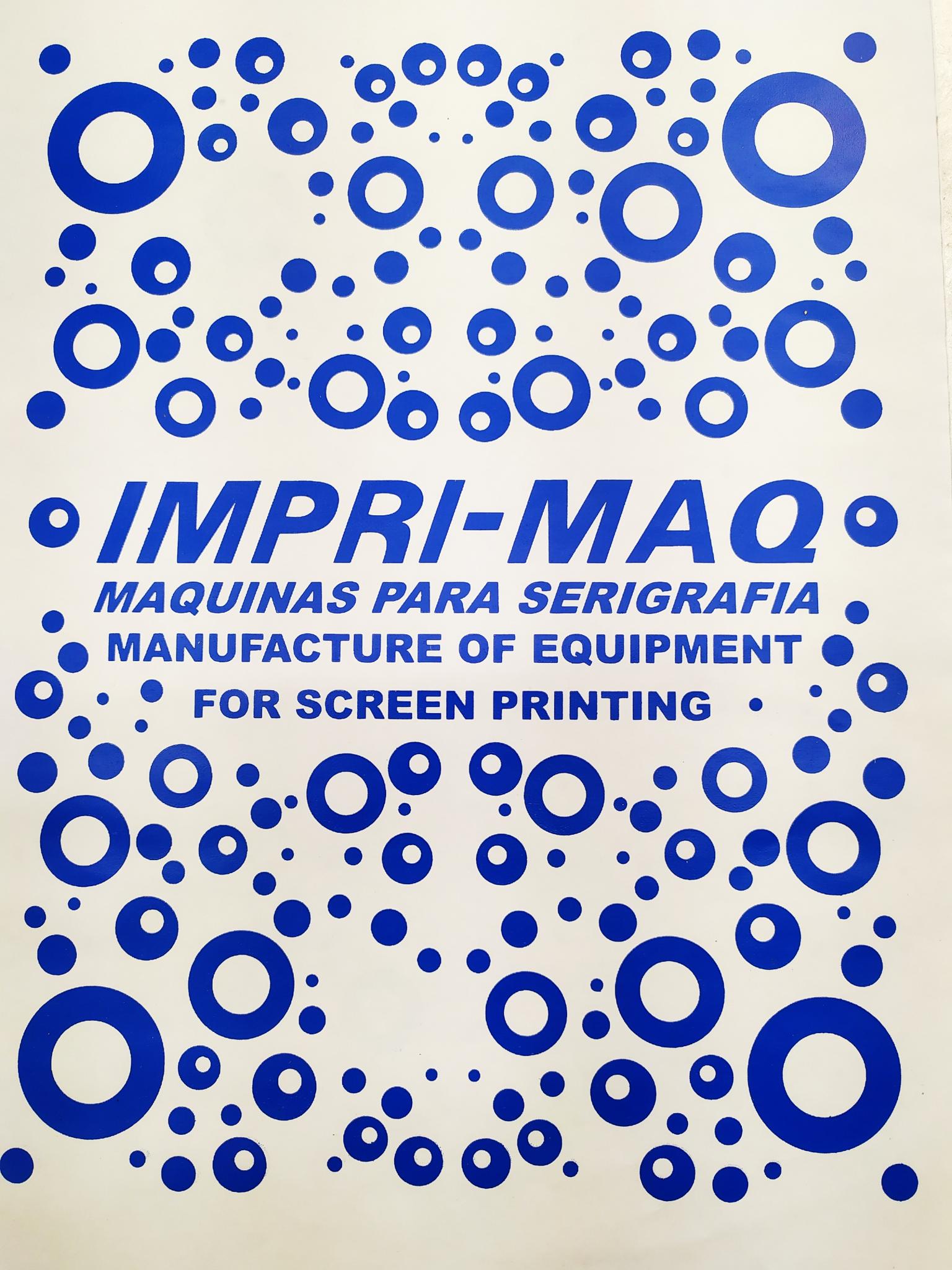 maquina impresora de tinta plastisol para papel siliconado