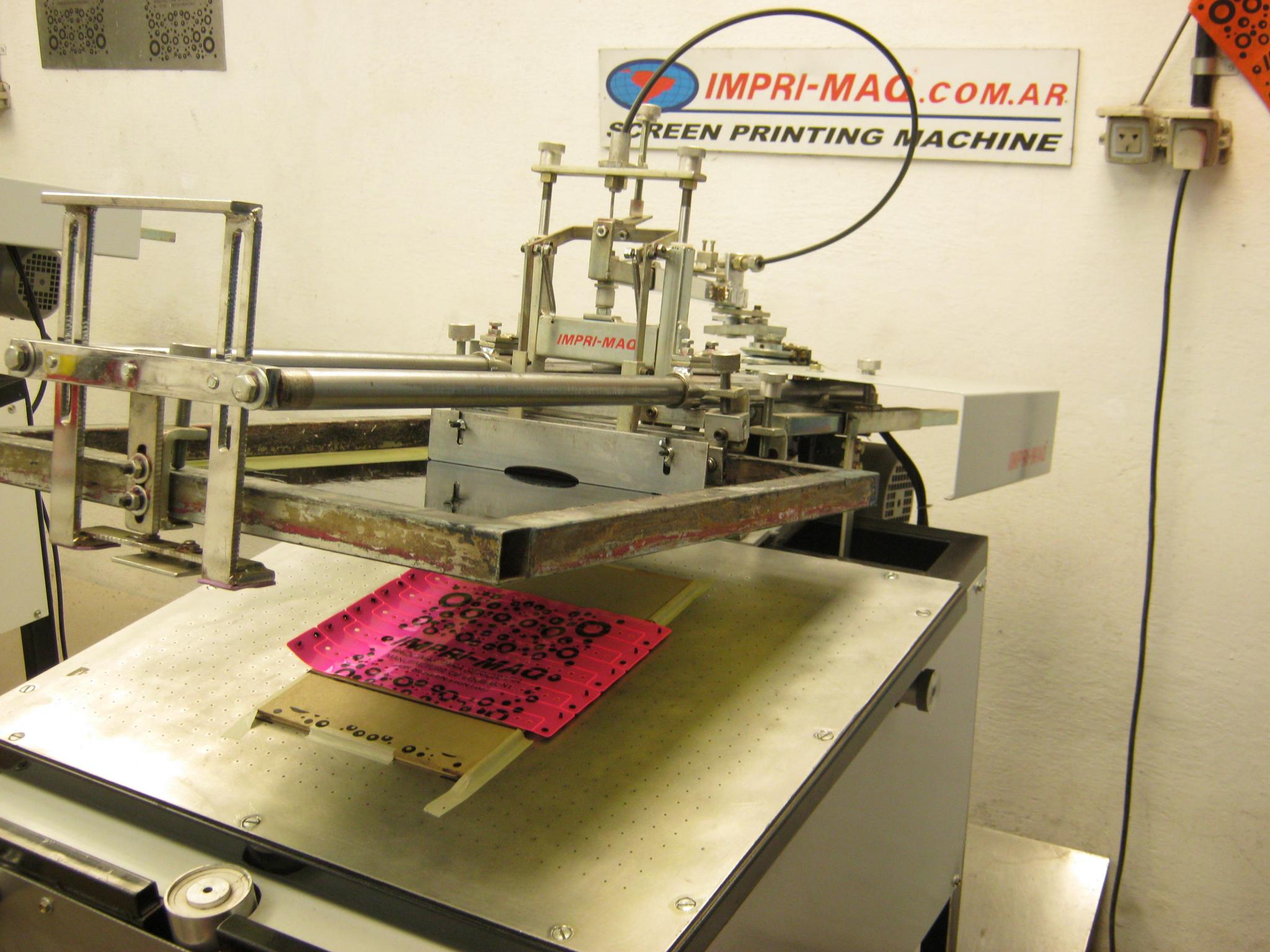 maquina de serigrfia para pulseras para eventos impri-maq fabrica