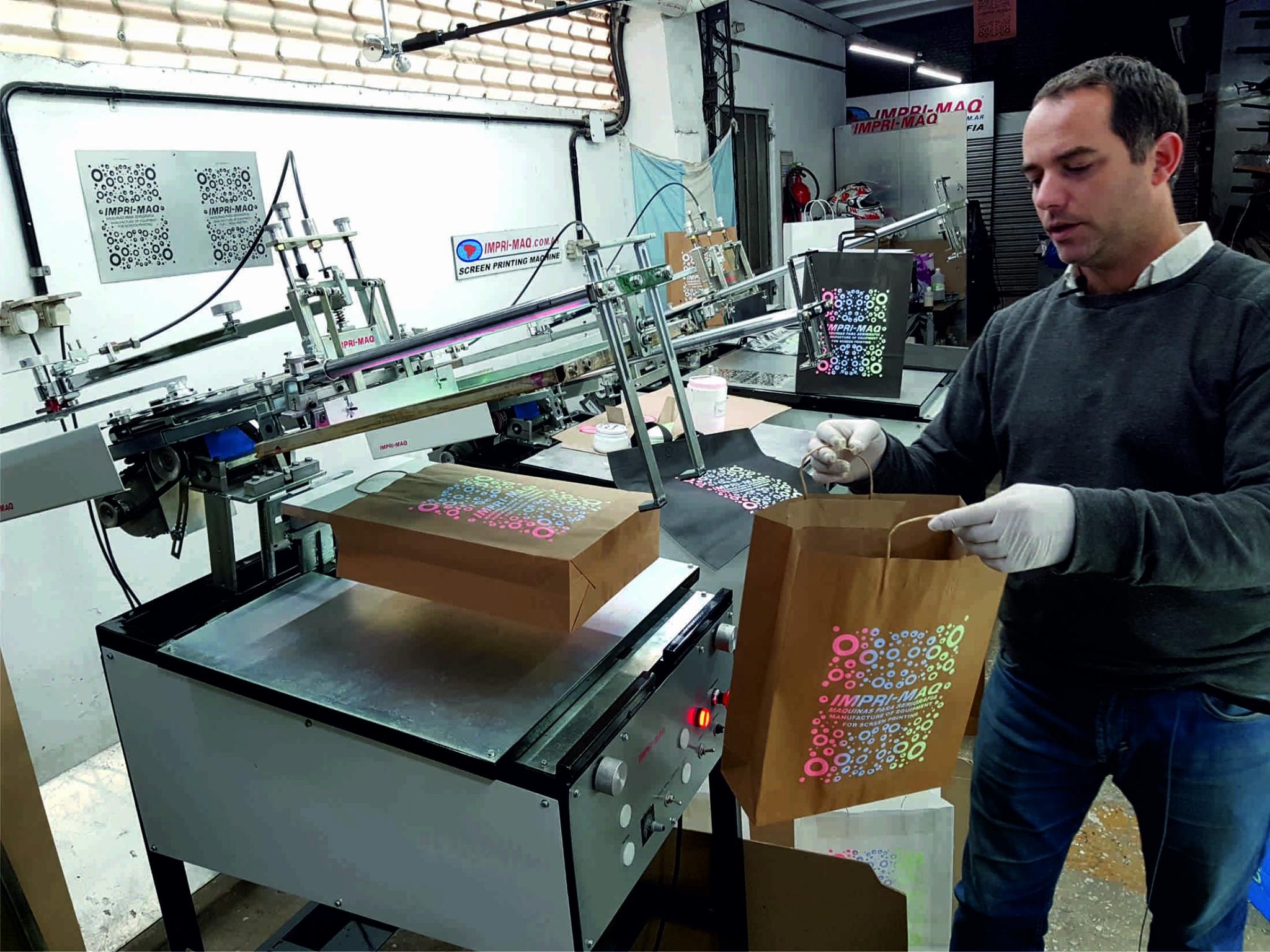 impresora de bolsa de papel craft impri-maq bolsas de papel madera