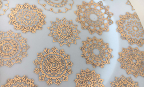 maquina de serigrafia para calcomanias vtrificables