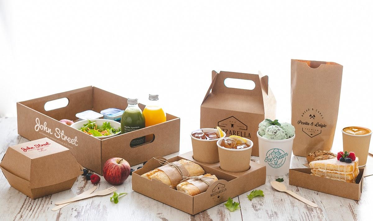 impresora de envase de carton para delivery