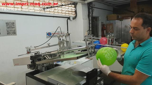 maquina de serigrafia para impresion de globos