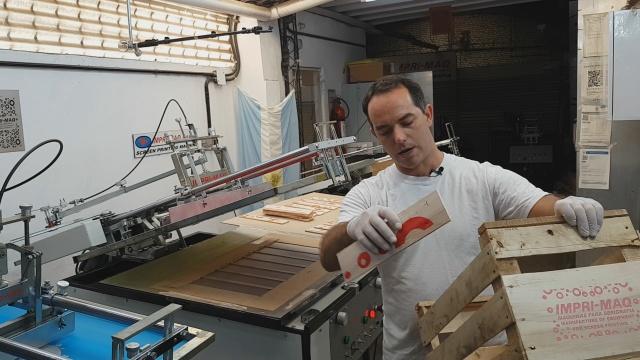 impresora de madera para cajones  frutihorticolas, cajones de frutas y verduras