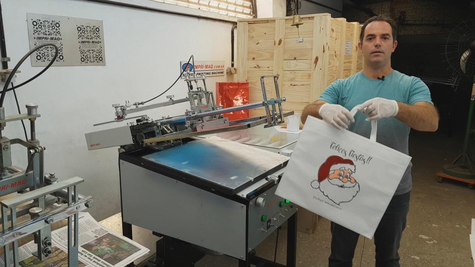 screen printing machinne for bag
