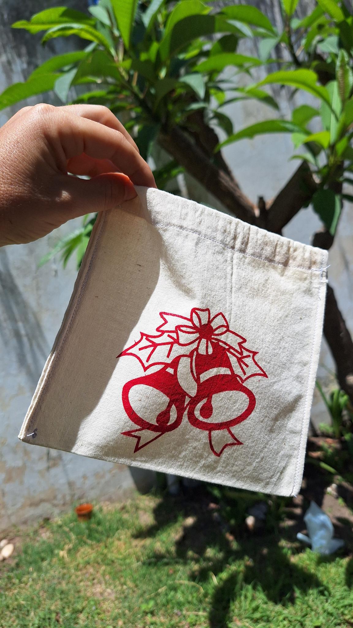 Impresora de serigrafia para bolsas de lienzo personalizadas