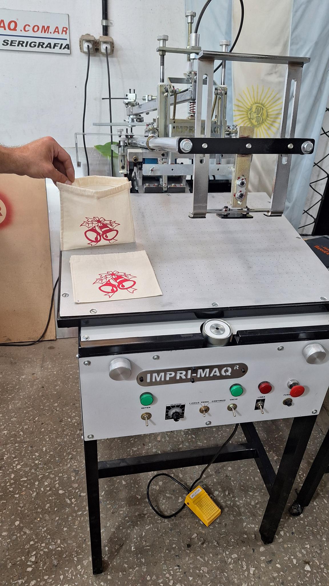 maquinas de serigrafia para bolsas de tela personalizadas