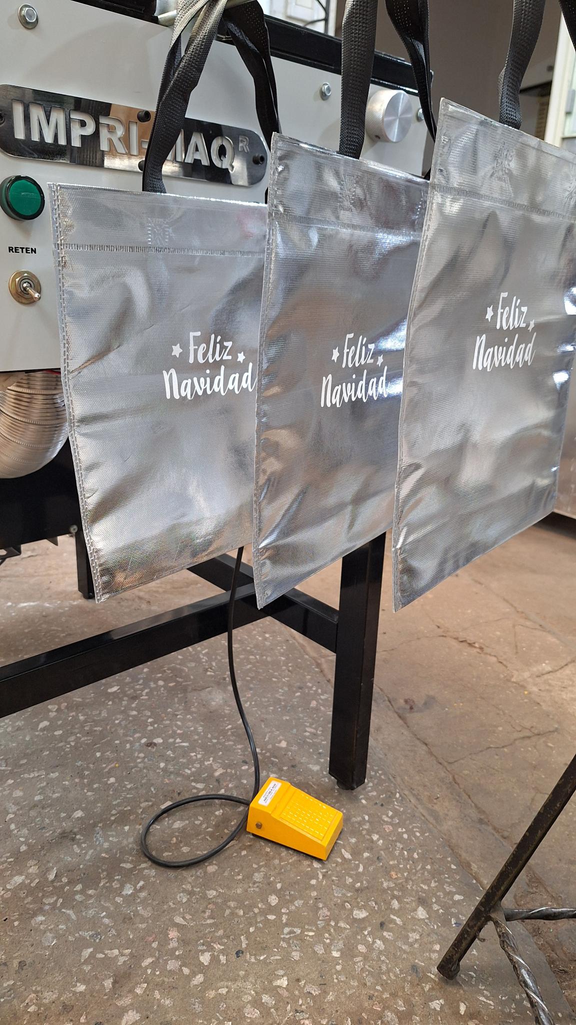 TOTE BAGS PERSONALIZADAS LAMINADAS CON IMPRESORA IMPRI-MAQ