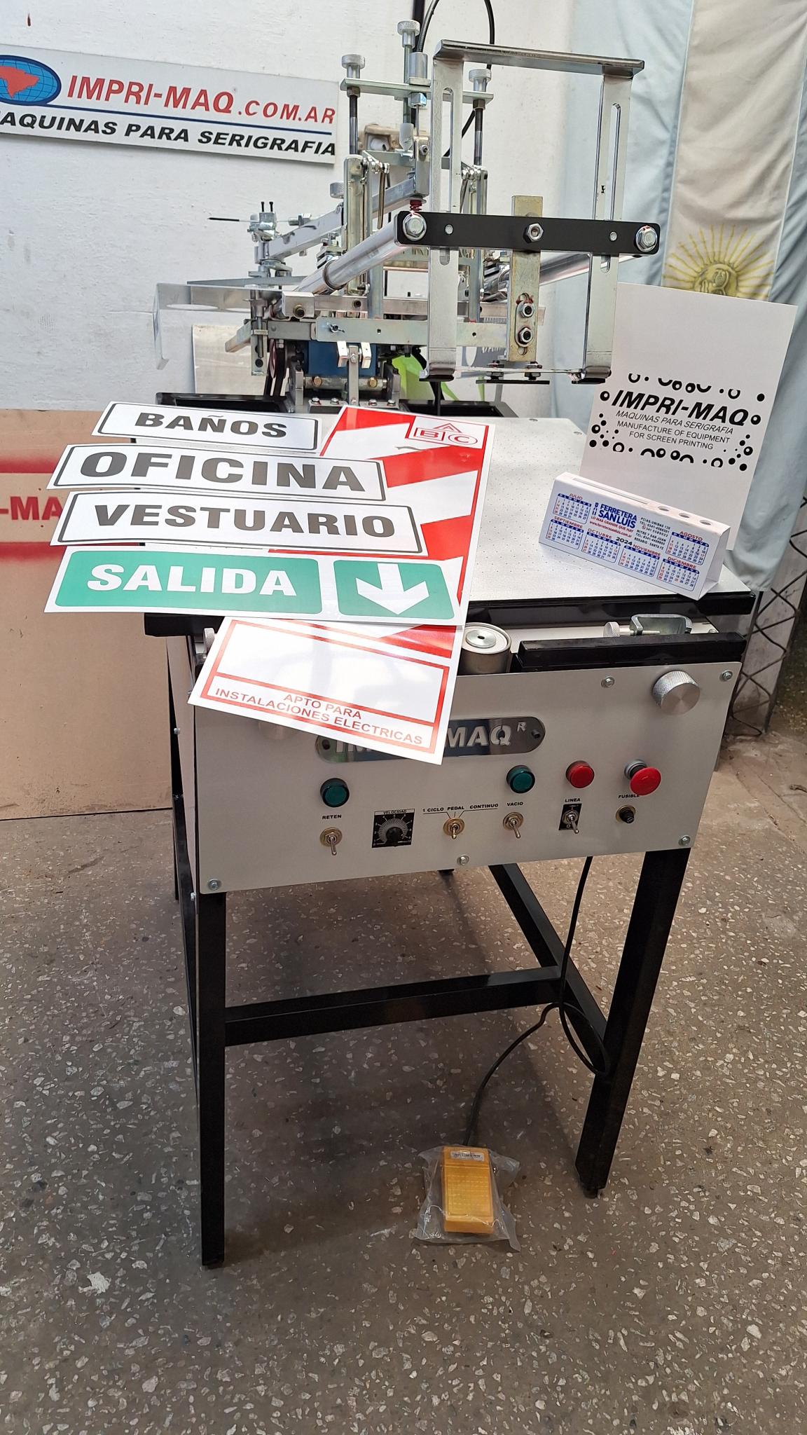 Alto impacto en serigrafia IMPRI-MAQ
