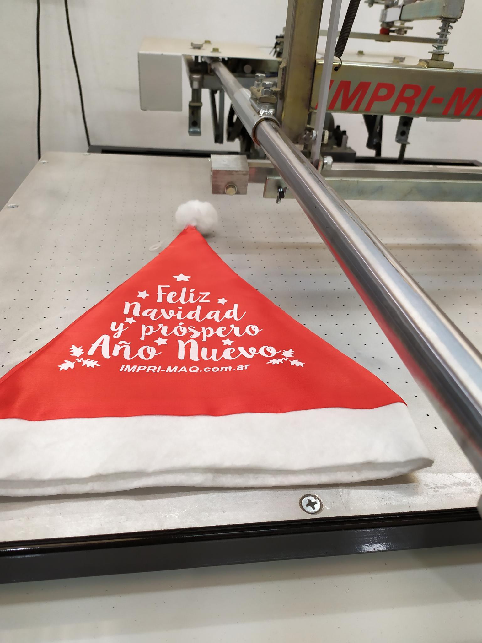 impresora de gorro navideño 