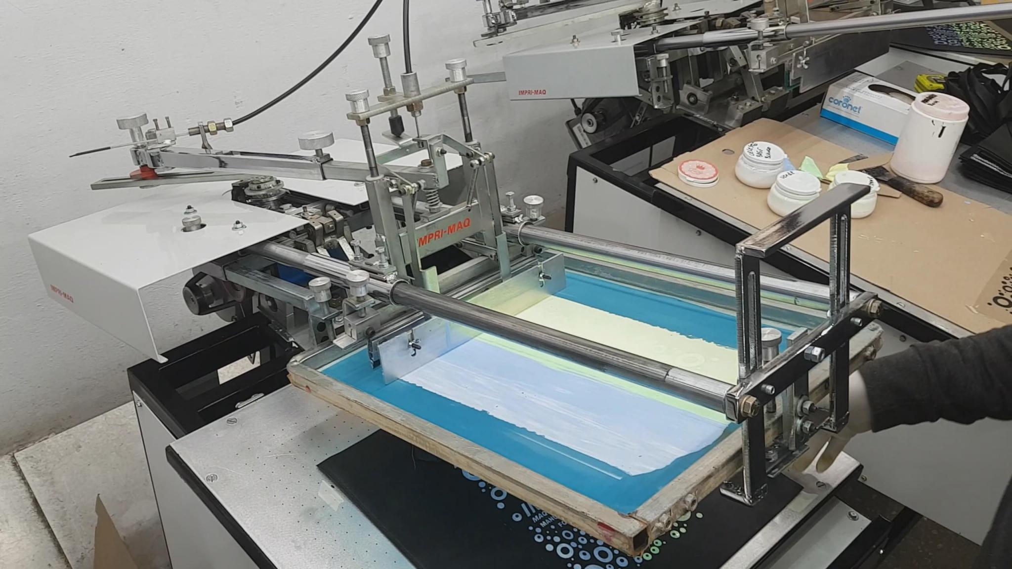 impresora de serigrafia en papel, maquina de serigrafia imprimaq  5