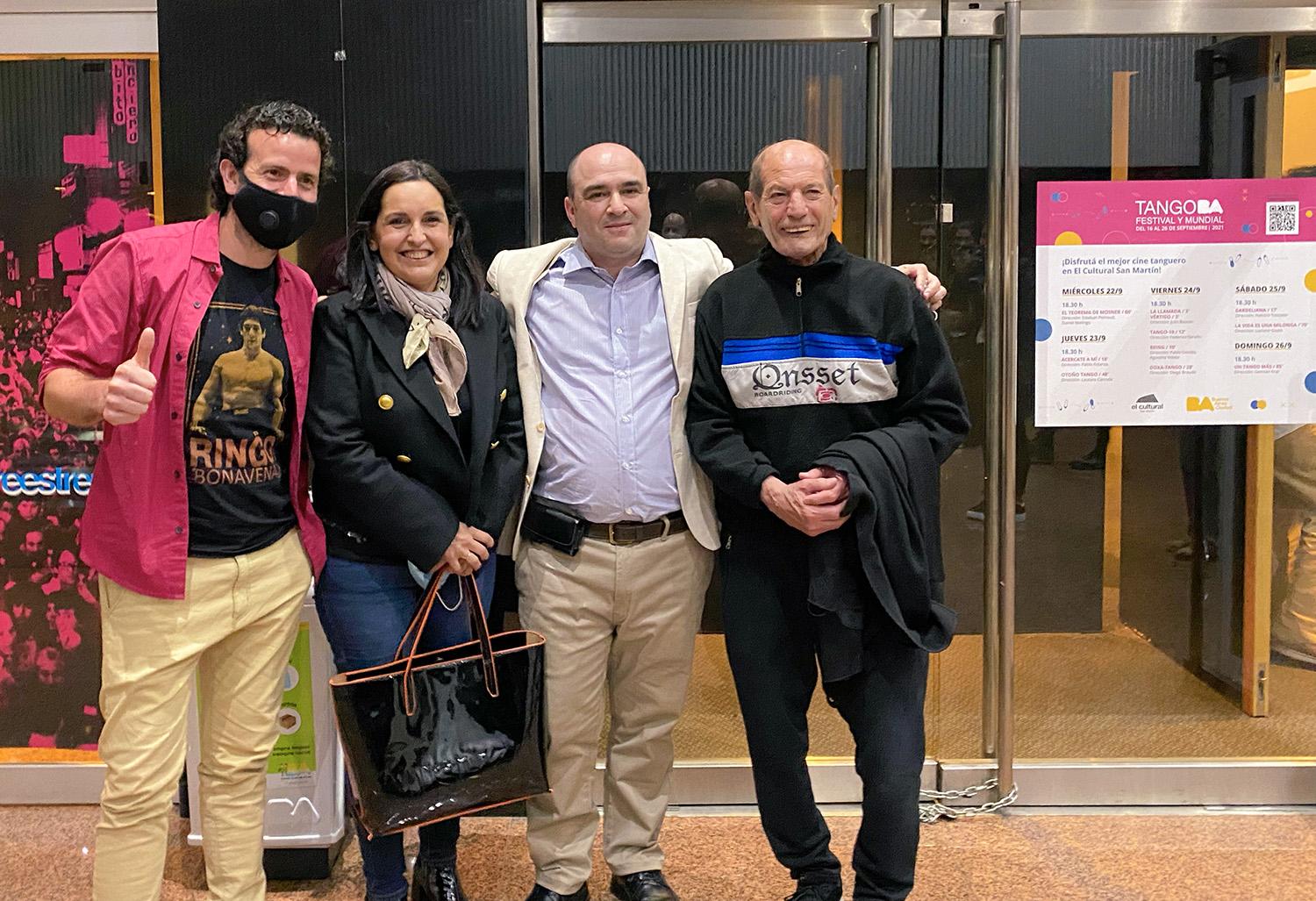 Leo Borrelli, Elena Imperiale, Luciano Giusti y Aldo Raspanti.