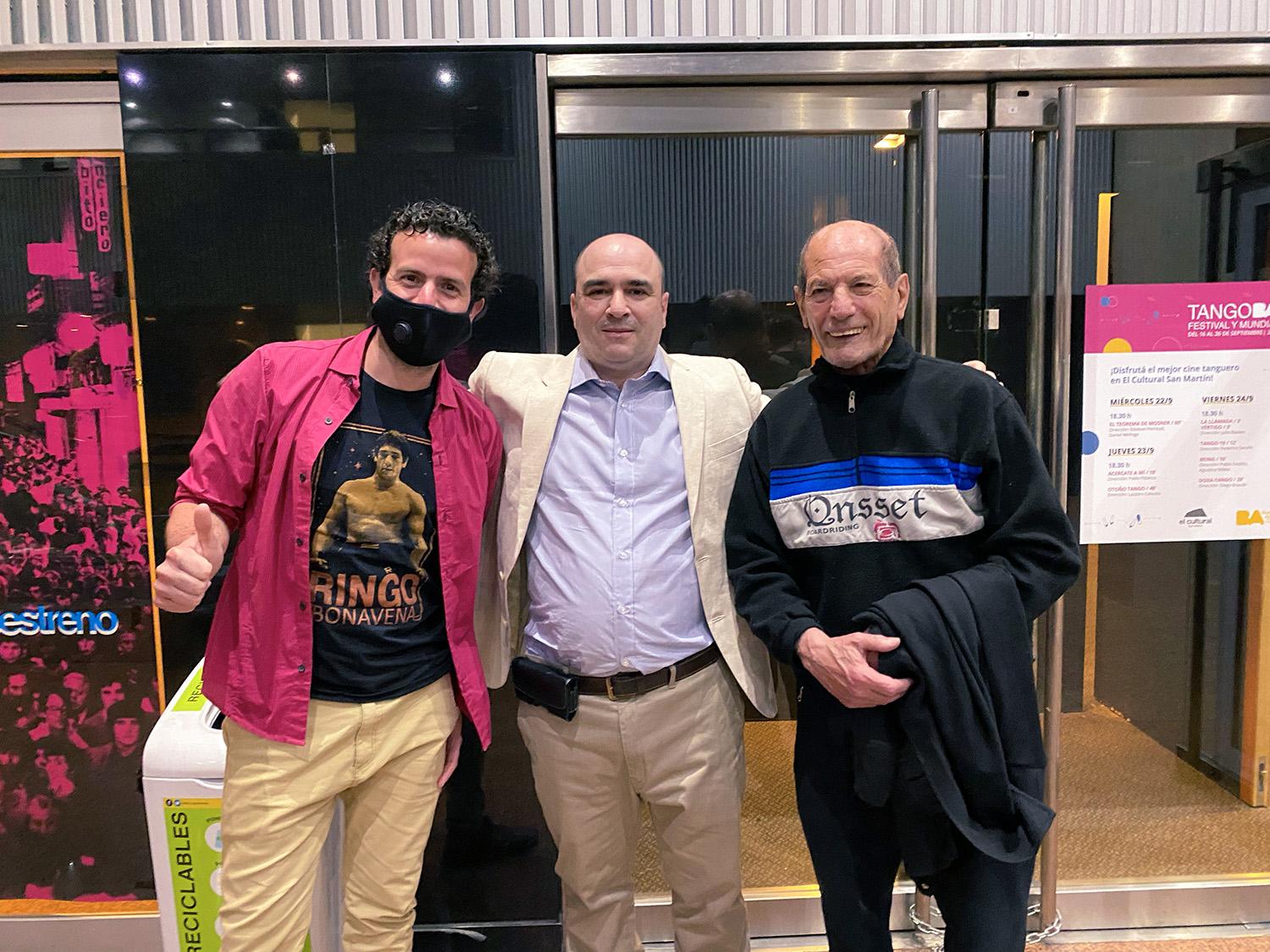Leo Borrelli, Luciano Giusti y Aldo Raspanti