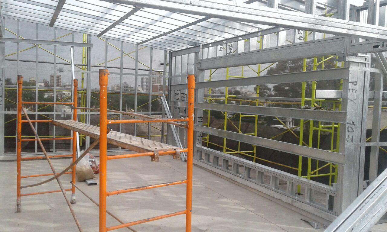 arquidur steel frame, steel framing arquidur, Knauf, Durlock construction en seco