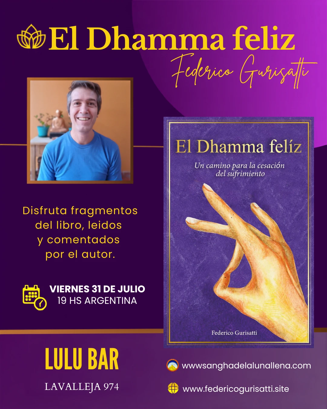 NUEVA PRESENTACIÓN DE "El DHAMMA feliz"