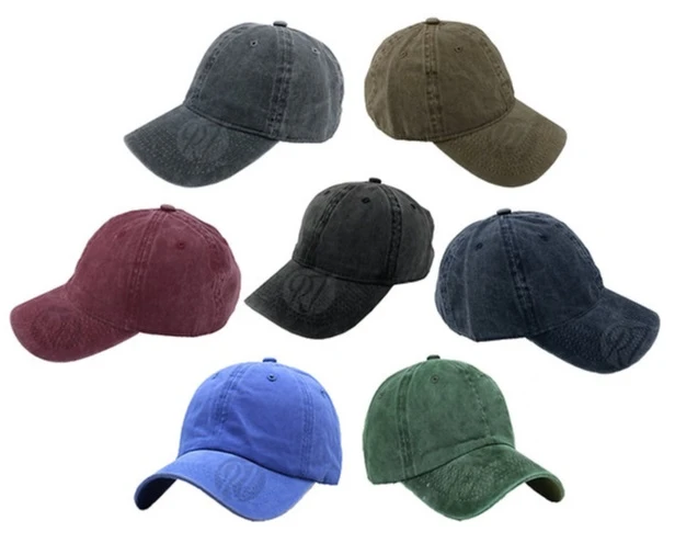 GORRAS DE JEANS PRELAVADAS