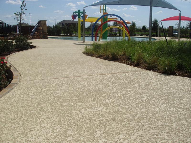 SprayDeck · Aplicado con tolva planchado con llana