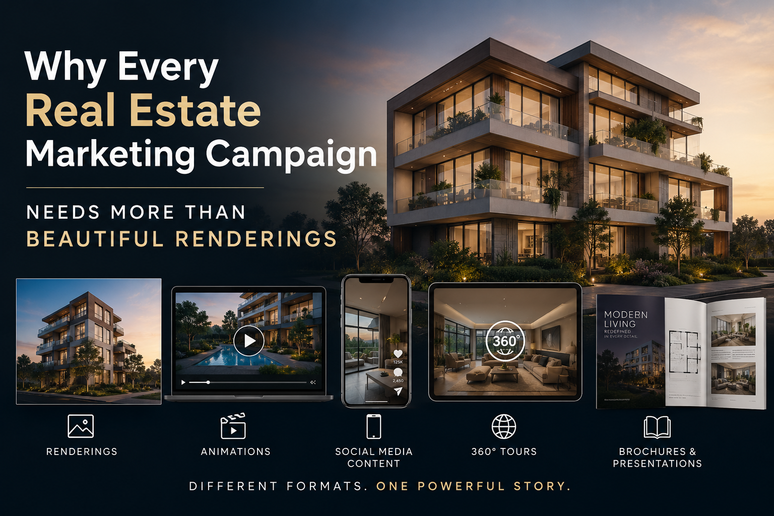 Why Every Real Estate Marketing Campaign Needs More Than Beautiful Renderings