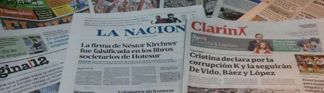 Las portadas de los diarios del lunes 31 de octubre
