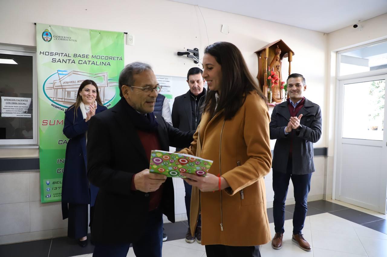 Cardozo puso en funciones a la nueva conducción del hospital de Mocoretá