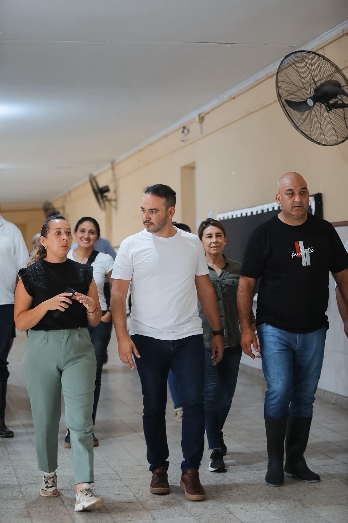 Juan Pablo Valdés en San Luis del Palmar: "Juntos vamos a salir adelante"