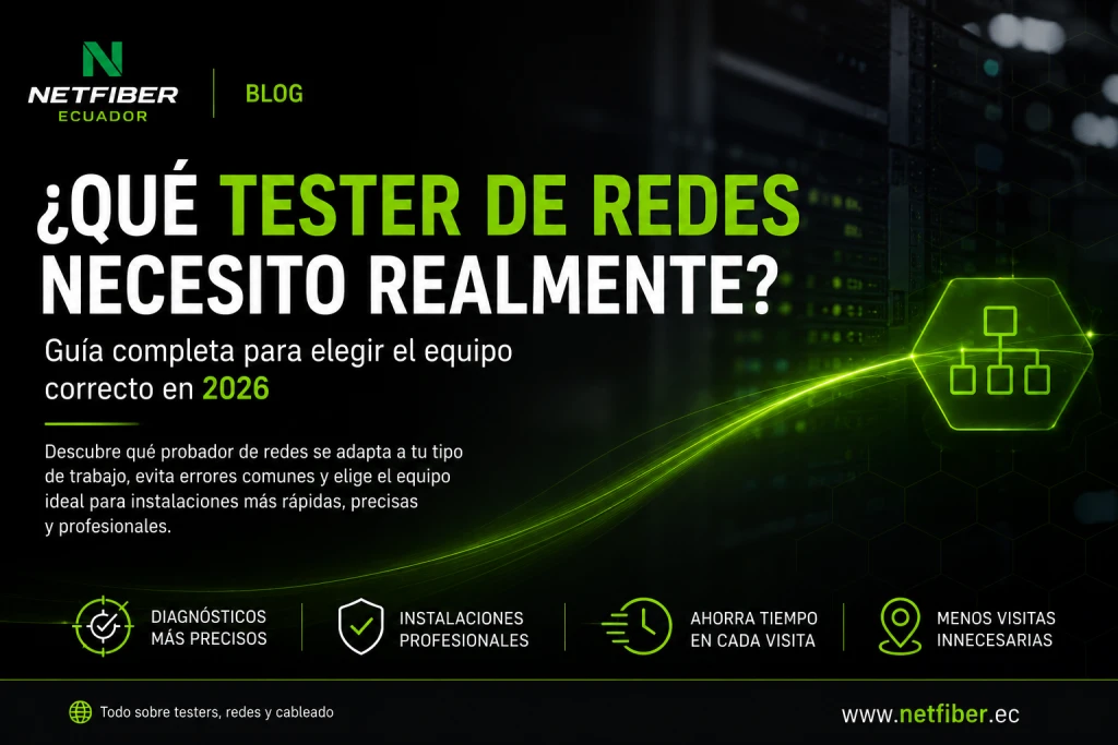 ¿Qué tester de redes necesito realmente? Guía completa para elegir el equipo correcto en 2026