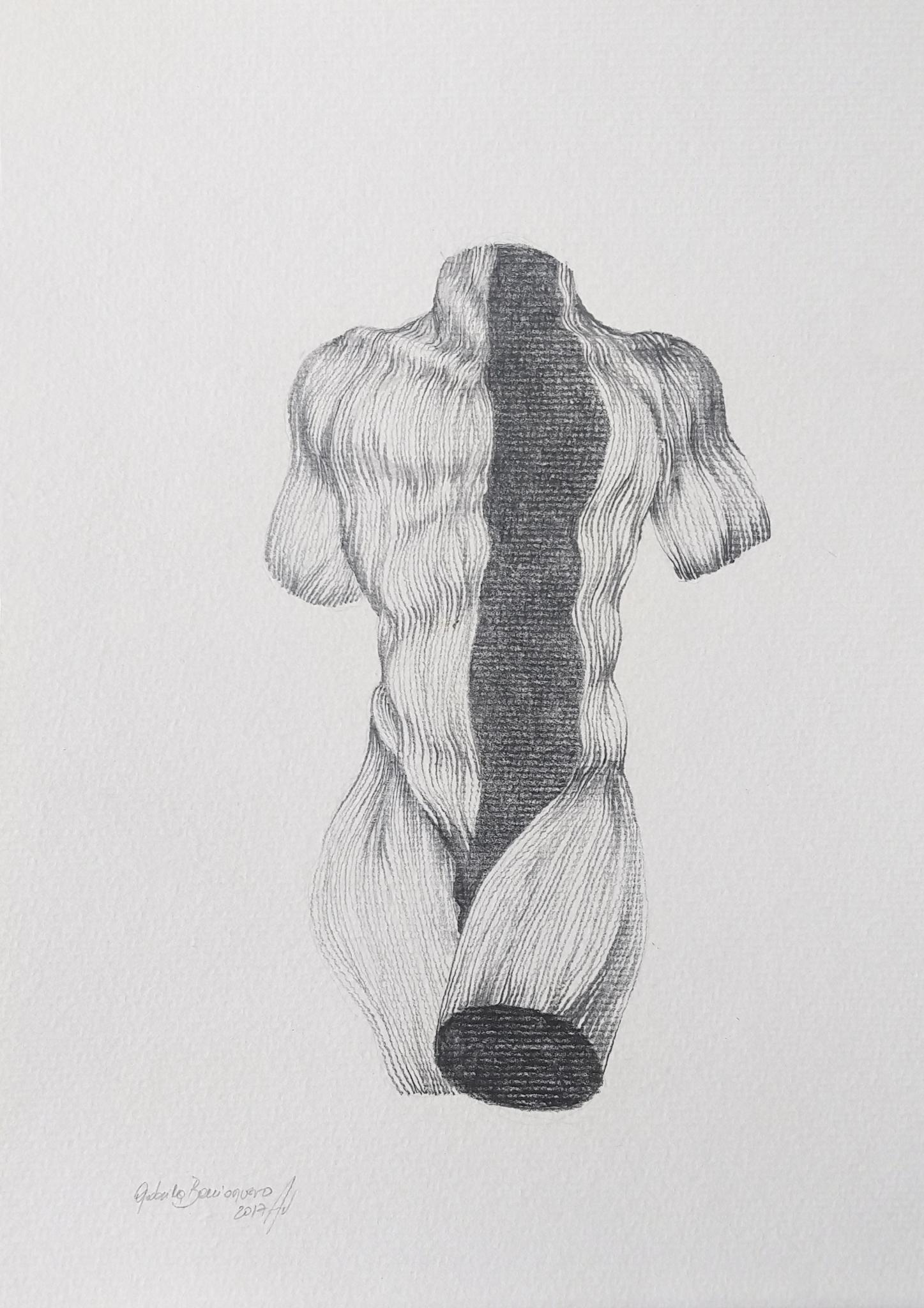 Antes de Sísifo/ Before Sisyphus 2017 Grafito sobre papel de 300gr libre de ácido 28-5 cm x 21 cm- 2019 – s/m