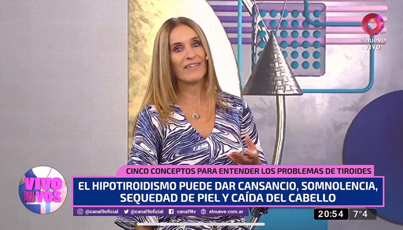 Dra. Danilowicz en Canal 9 -Temas de tiroides.