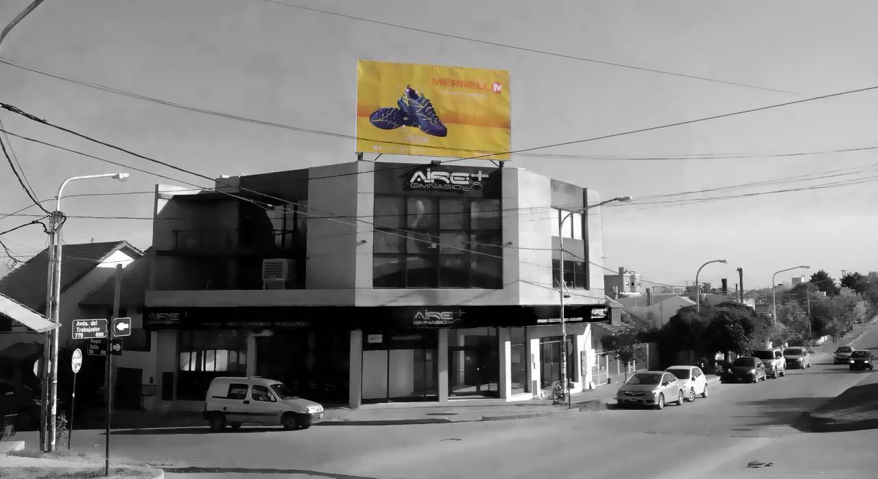 Publicidad Exterior en Patagonia. OOH. Publicidad en Vía Pública. Carteles. Gran Formato. Sextuples