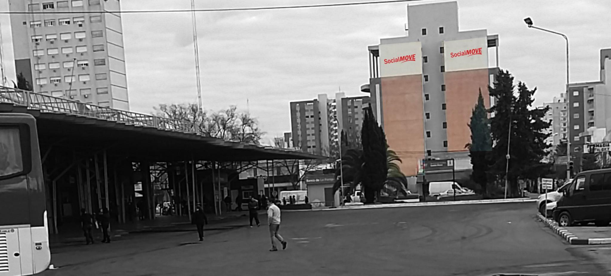 Publicidad Exterior en La Pampa. OOH. Publicidad en Vía Pública. Carteles. Gran Formato. Sextuples