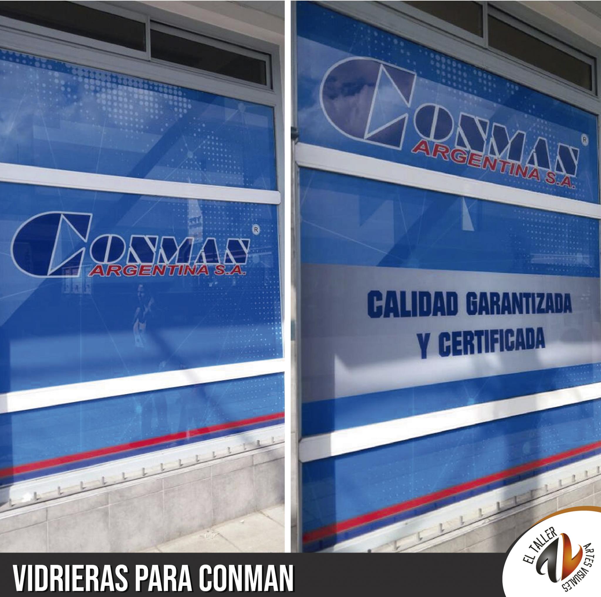 Vidrieras ploteadas en vinilo impreso, diseño personalizado