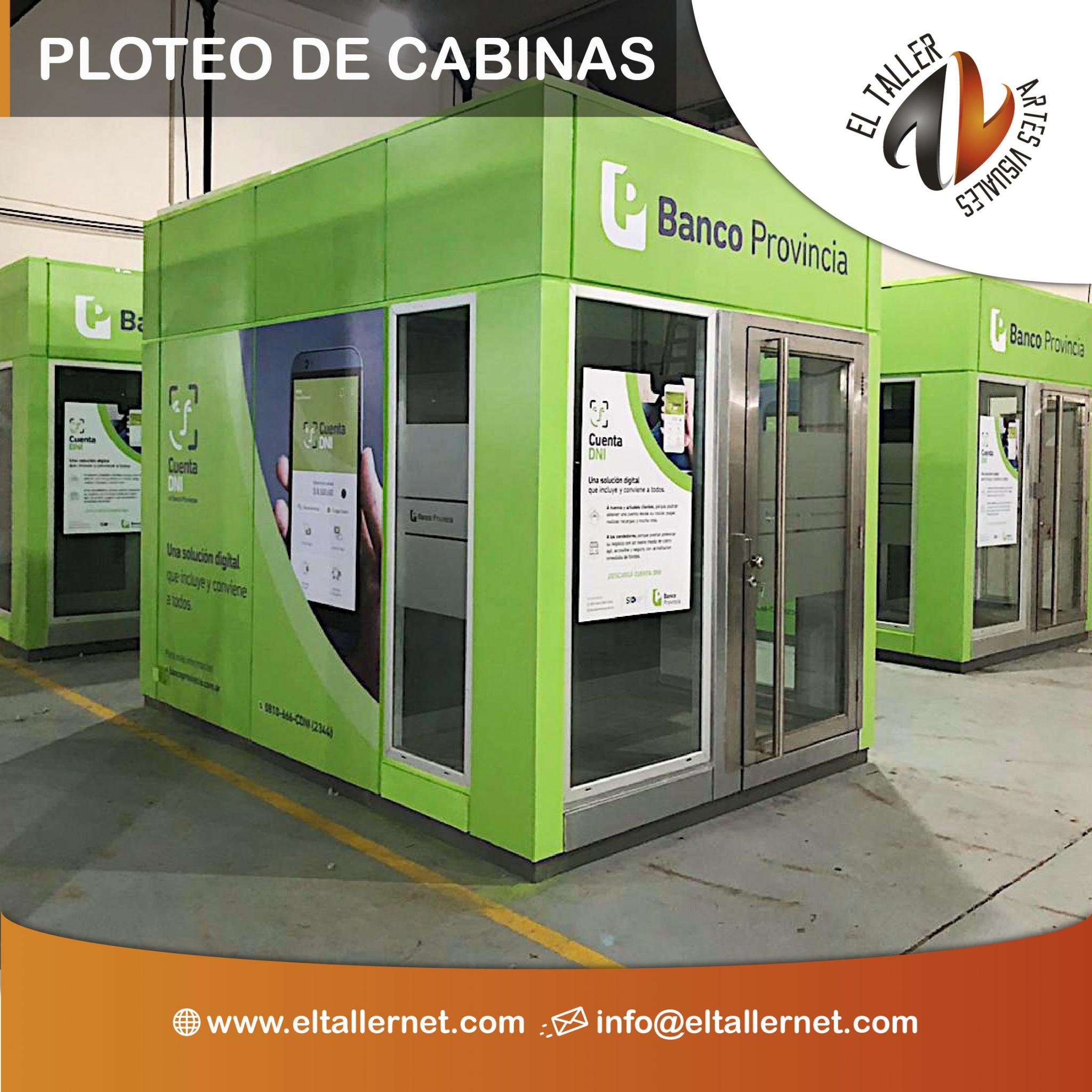 30 Cabinas ploteadas para el Banco Provincia