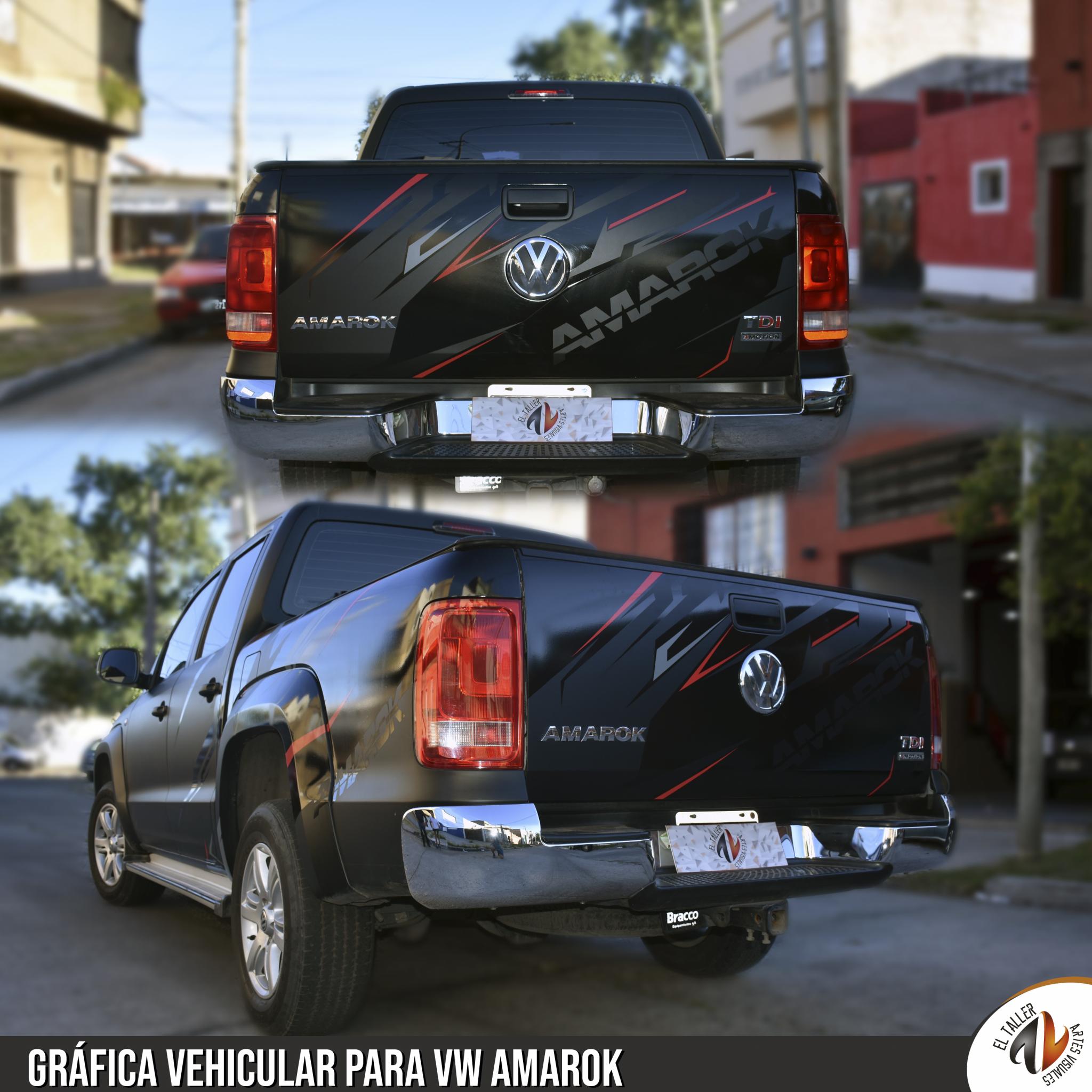 Ploteo negro mate + detalles