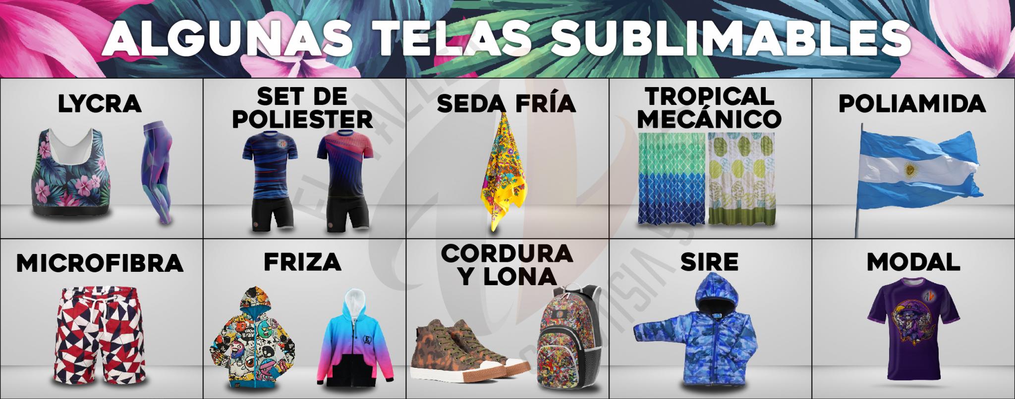 telas sublimable