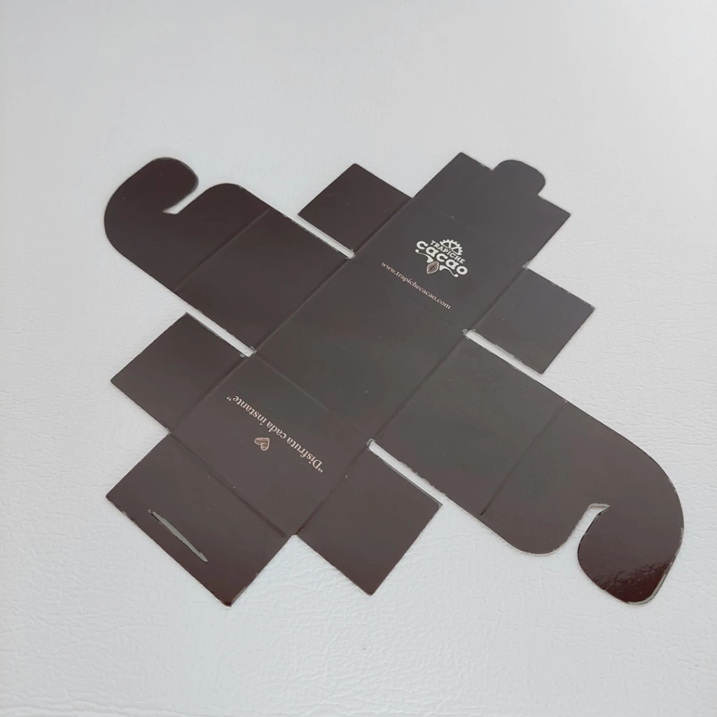 Caja para un Bombón de Chocolate