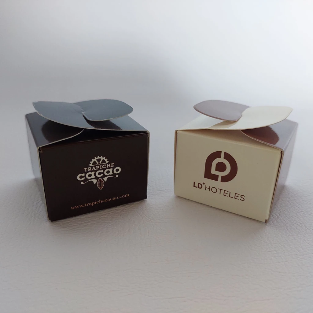 Caja para un Bombón de Chocolate